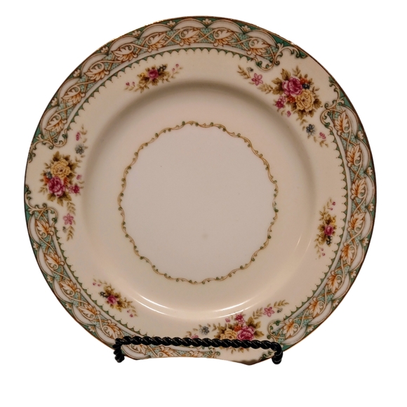 Two FOOTO Occupied Japan Salad, Bread & Butter, Dessert Plates 7-1/4" EUC - Picture 5 of 14